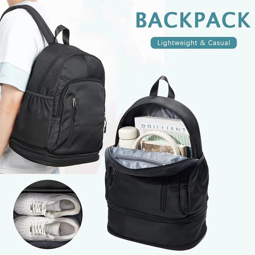 Multi-Color College Student Backpack Wet Dry Separation Students School Bags Unisex