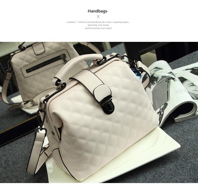 2024 Frühling/Sommer Retro Leder Umhängetasche Doktortasche - Damen Schulterhandtasche