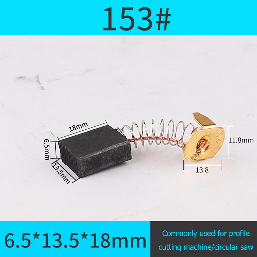 10pcs Motor Carbon Brush Set Replacement Parts Carbon Brush Electric Hammer Cutting Polishing Machine Power Tool Electric Tools