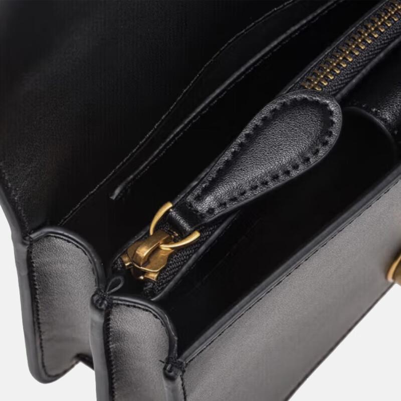 PINKO Women's Leather Swallow Chain Shoulder Bag