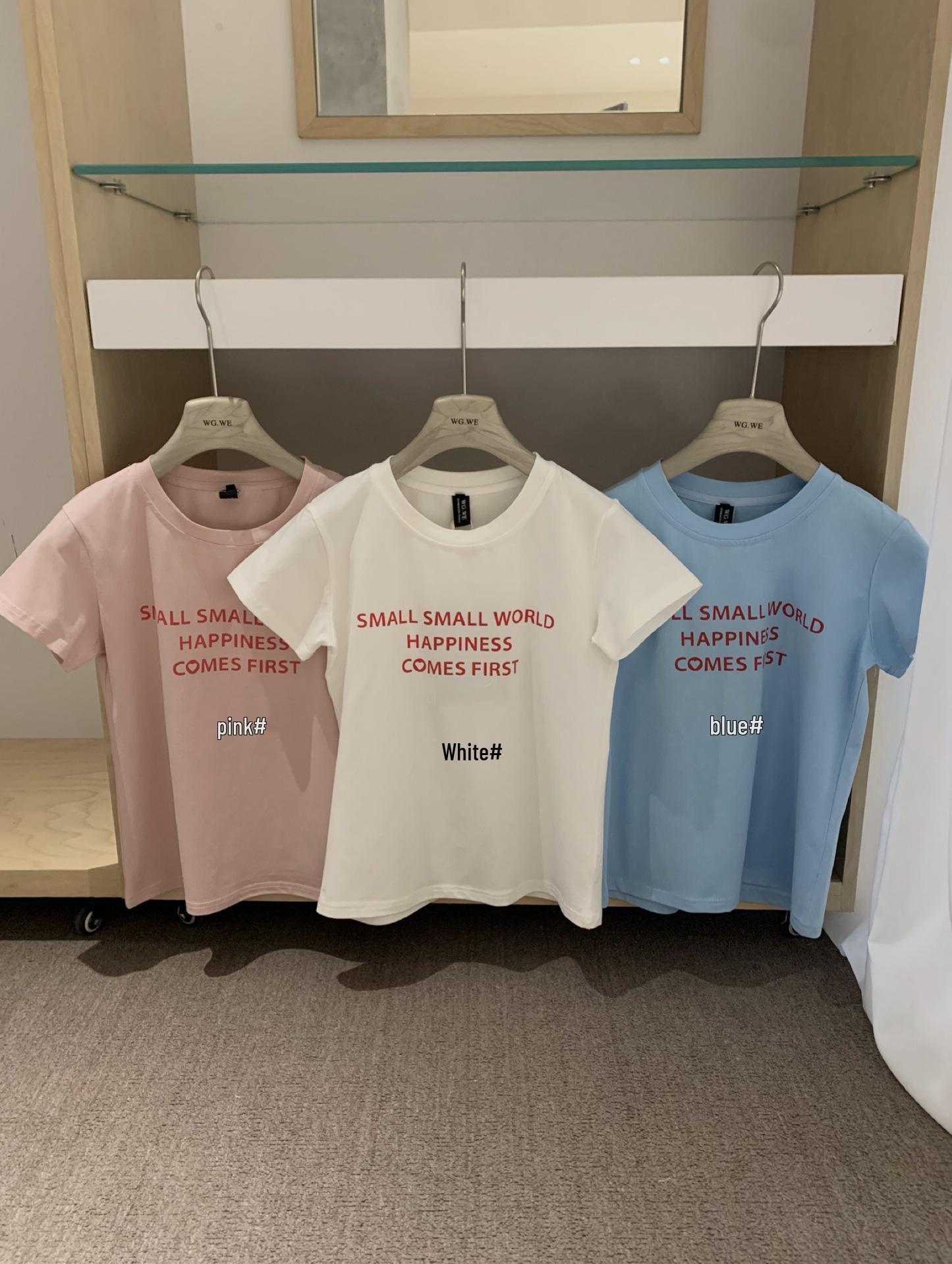 Guangzhou Thirteen Hong Women s Printed Short Sleeve T-shirt - New Spring/Summer Style Small белый