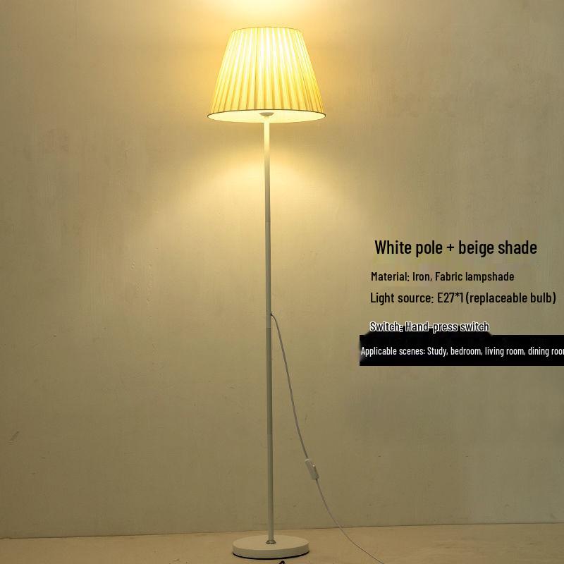 Modern LED Floor Lamp with Remote - Warm Ambient Light for Living Room, Bedroom, Bedside, and Streaming Background.