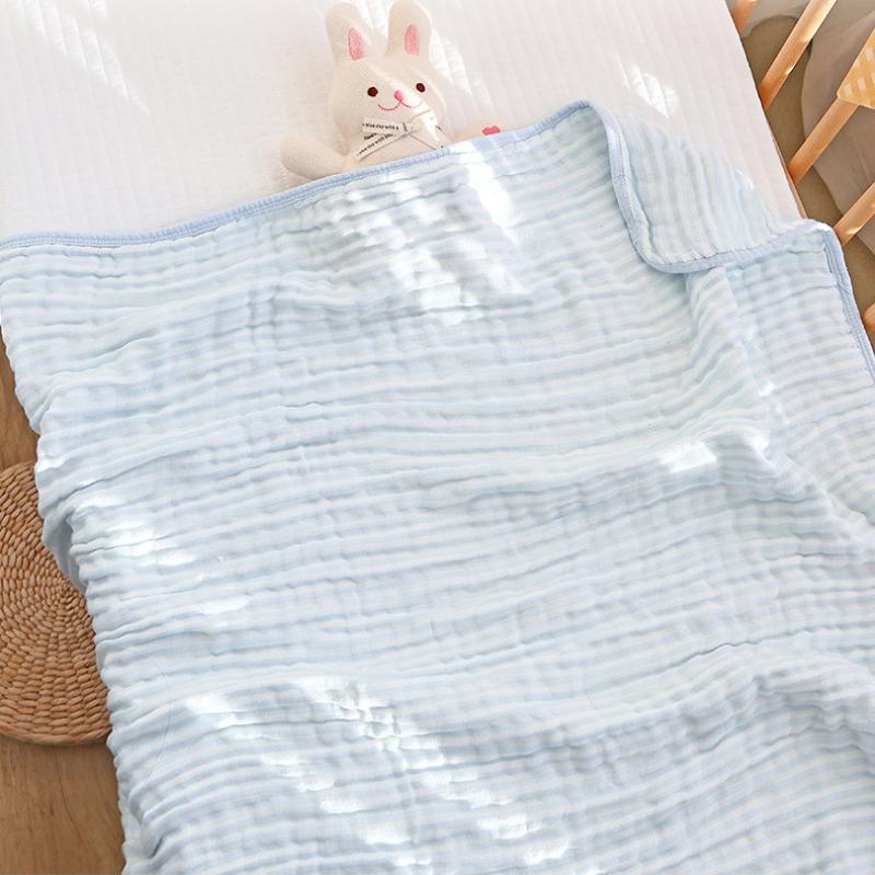 6 Layer Bamboo Cotton Baby Blankets Newborn Bath Towel Soft Baby Muslin Swaddle Bedding Stroller Cover Newborn Aceessories Manta