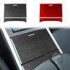 For Mazda CX-9 2010-2015 Carbon Fiber Cup Holder Panel Cover Trim Strips Car Interior Decoration Accessories Sticker