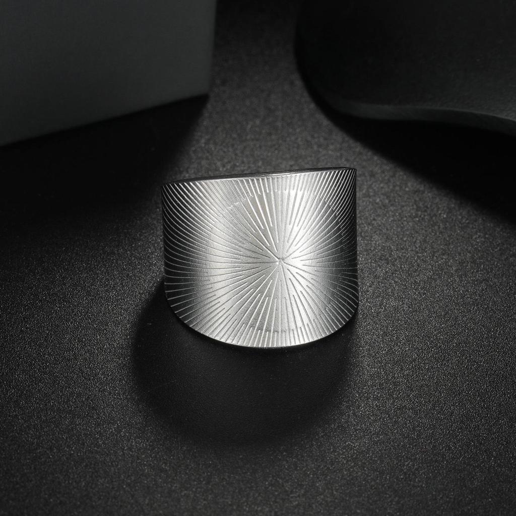 Adjustable Non-Fade Electroplated Couple's Ring