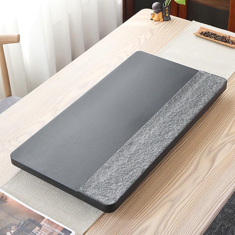 Wujin Stone Tea Tray with Dry/Wet Separation