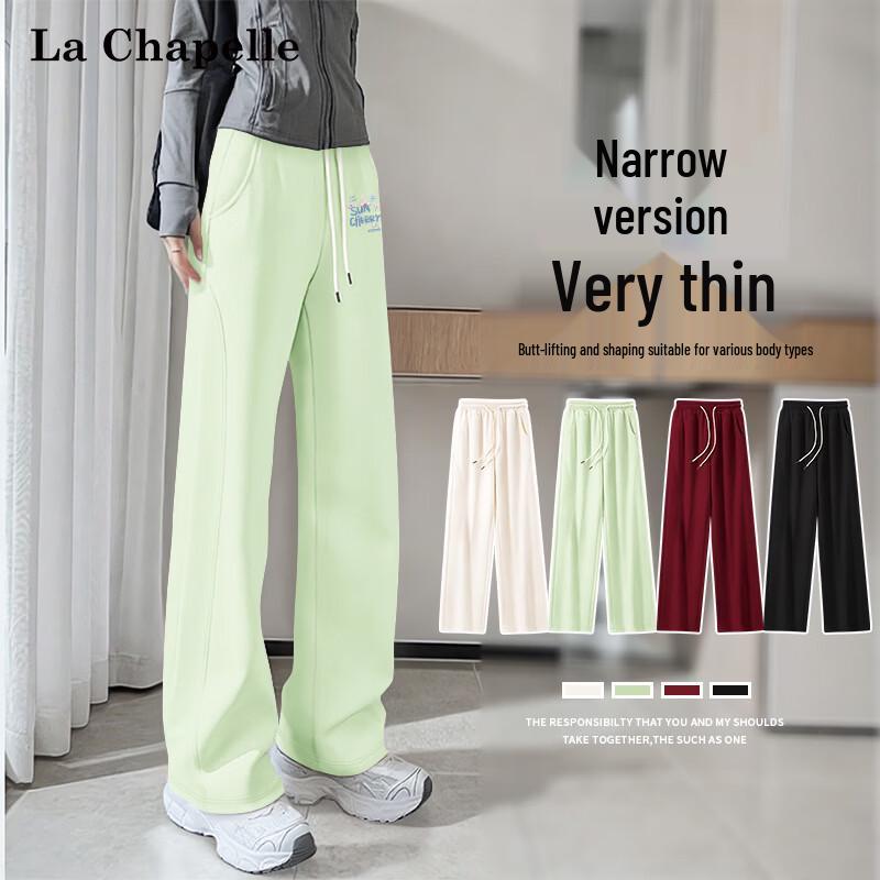 La Chapelle Women s Slim-Fit Straight-Leg Casual Pants S