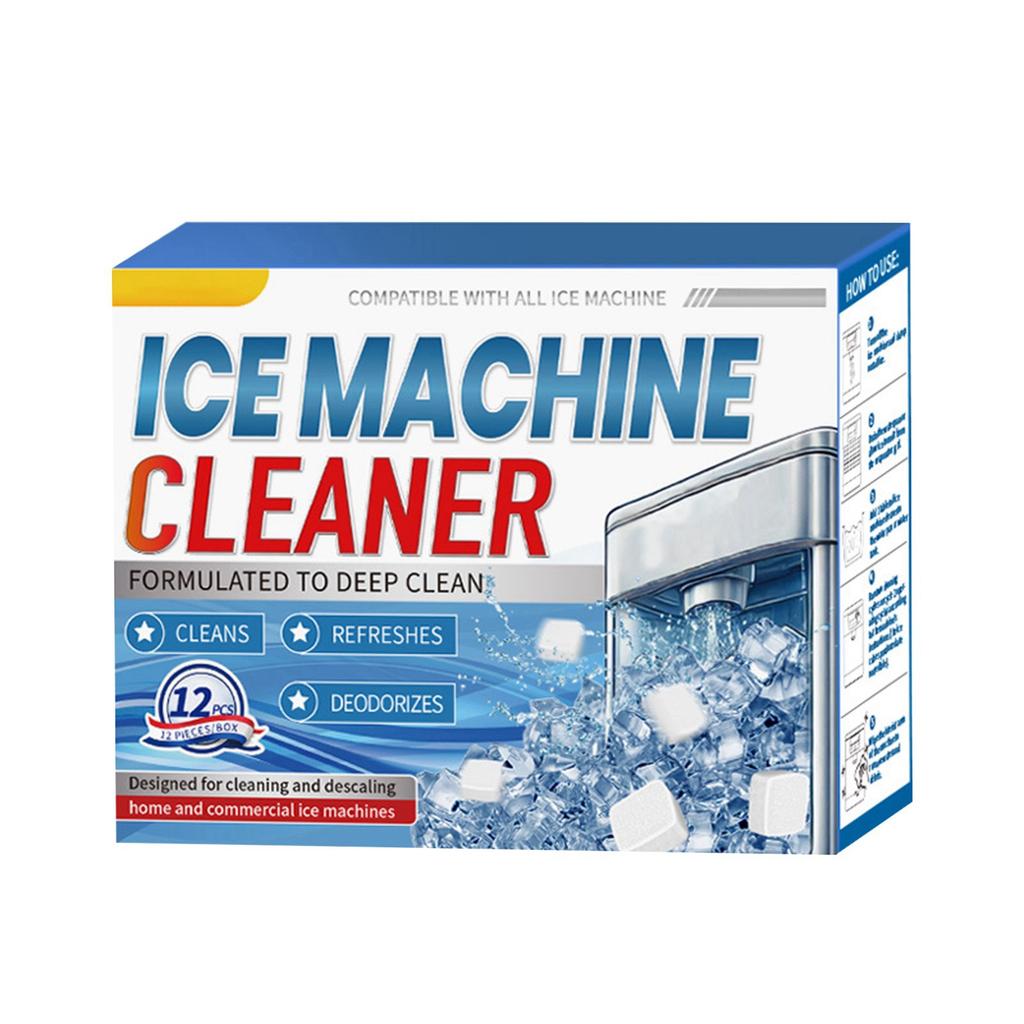 Ice Machine Cleaner Maker Descaler - 24 Clean Tablets Compatible With Opal, Safe Scale Remover For Countertop