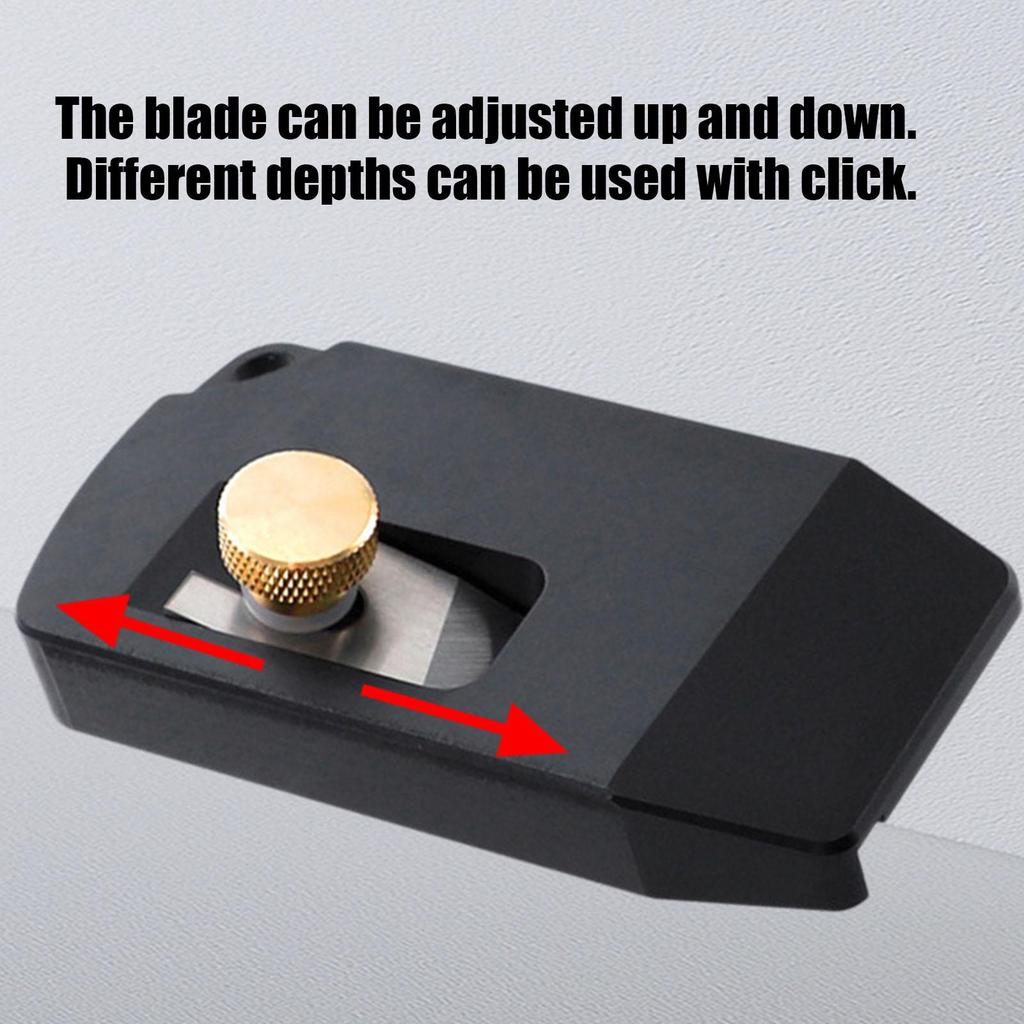 Woodworking Hand Planer Adjustable Portable Pocket Manual Planer Carpenters Plane Trimming Tool For PVC ABS Gypsum Fiberboard