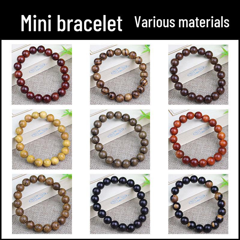 Sandalwood 10MM Single Loop Bracelets - Unisex Buddhist Beads Rosary Jewelry