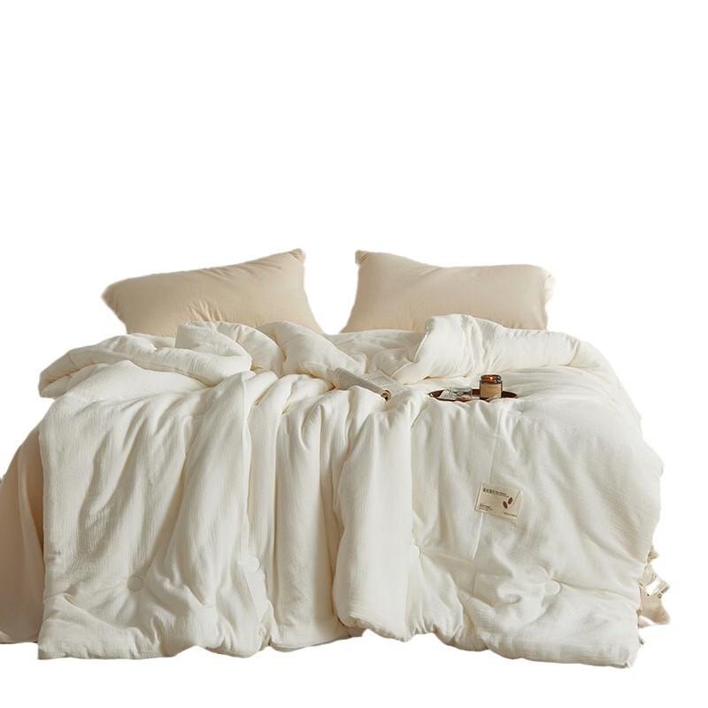 Mling Thickened Silk Protein Zipper Quilt