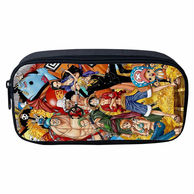 Children's Cartoon Pirate King Pencil Case - Stylish Storage for School Supplies