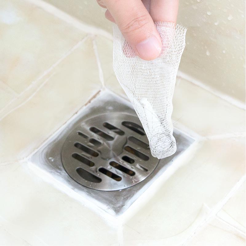 100 Disposable Floor Drain Filter Screens for BathroomsToiletsKitchens Drains and Sinks