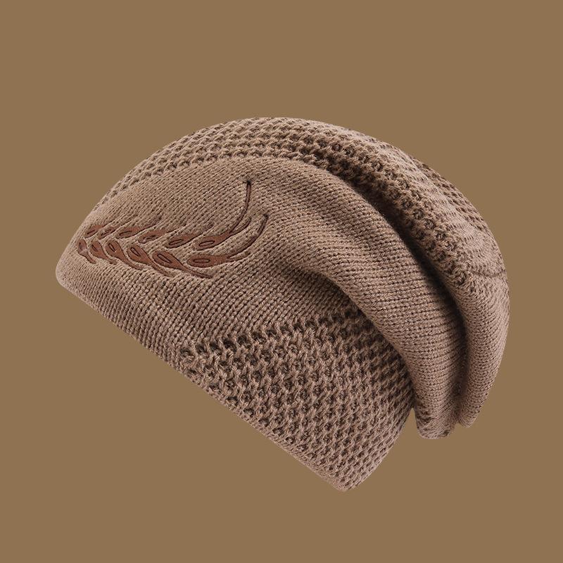 Chapéu Masculino de Inverno Aveludado Lã Grossa Tricotado Proteção de Orelha para Ciclismo de Inverno Chapéu Pulôver Frio Moda ao Ar Livre e Aquecimento