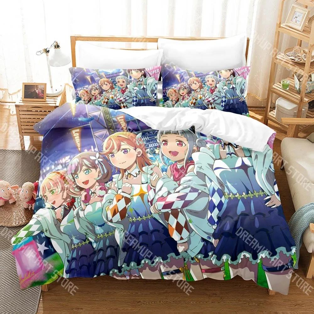 3D Print Anime Love Live! Bedding Set Cartoon Anime three-piece set Adult Kid Bedroom Duvetcover Sets