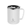 Leakproof Travel Coffee Mug With Lid Handle Thermal Flask Insulated Tea Cup