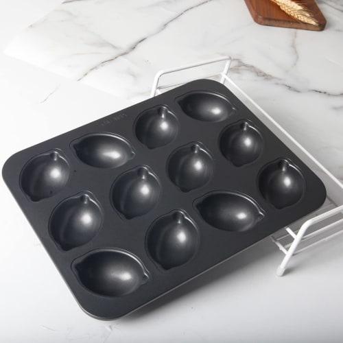 CHEFMADE Lemon-Shaped Non-Stick Cake Pans (12 Pieces)