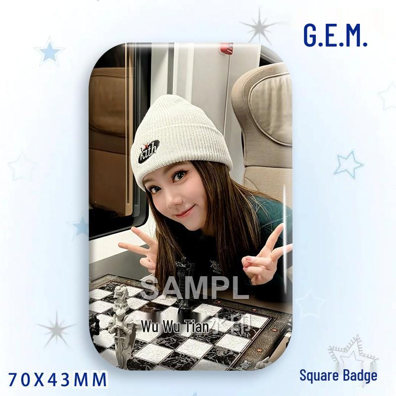G.E.M. Concert Star Laser Acrylic Standee & Badge Set
