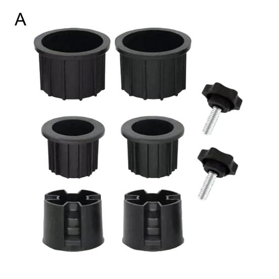 6/8/12Pcs Umbrella Stand Parts Replacement Weather-Resistant Parasol Stand Accessories Heavy Duty Umbrella Base Bracket with M8 Screws