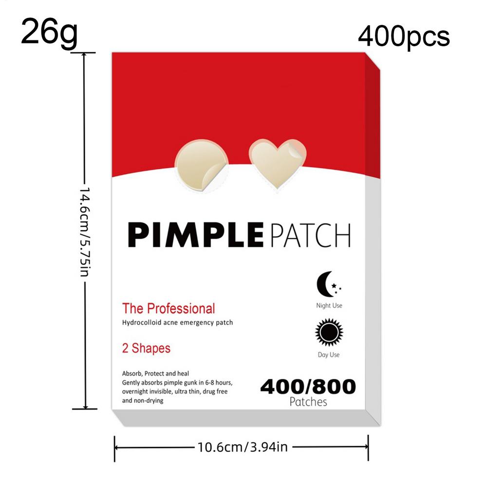 Pimple Patches Facial Hydrocolloid Acne Treatments Patches Hydrocolloid Blemish Care Pads Zit Patches water-based gel acne patch