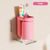 1PC Toothbrush Cup Multi-function Punch-free Toothbrush Holder for Bathroom Wall-mounted Cups Gargle Plastic Products Home