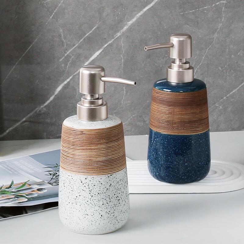 OIMG Brushed Press Pump Dispenser Bottle