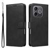 Wallet Case for 600 Lite 5G - Leather/PU, Black, With Lanyard
