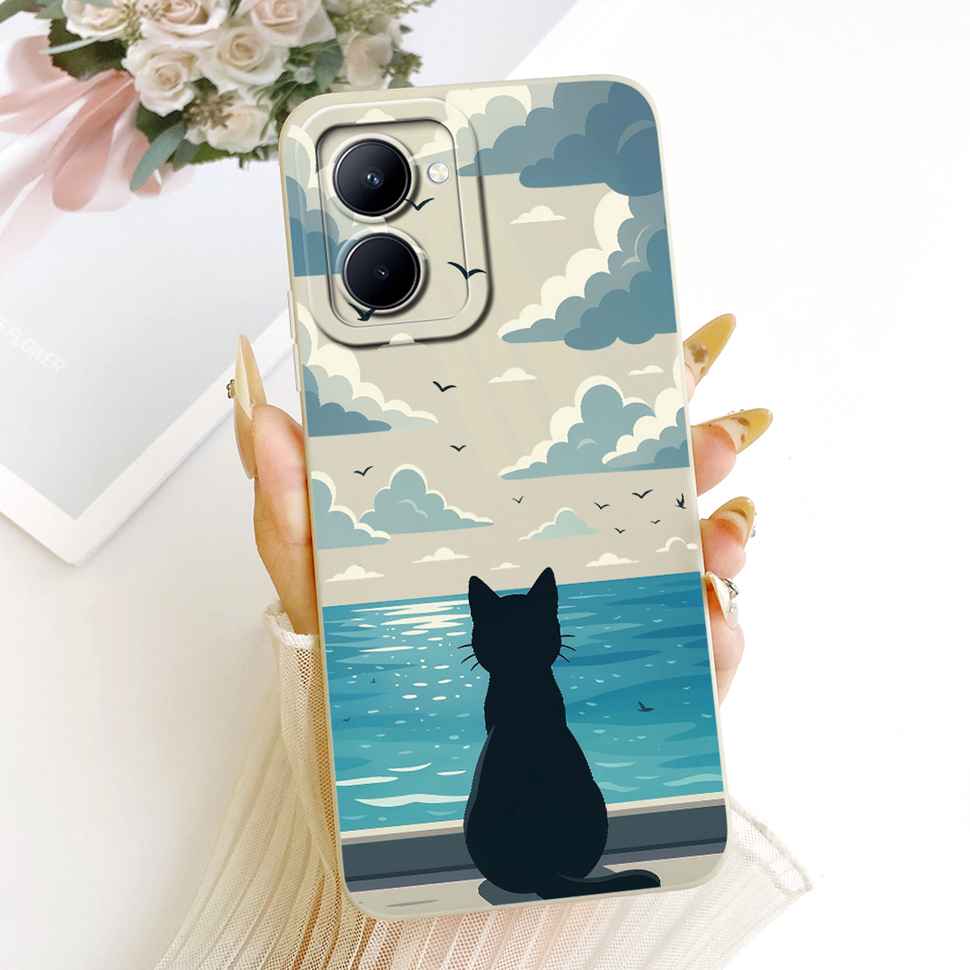 For Realme C33 4G RMX3624 Case Silicone Soft Shockproof Cartoon Pattern Phone Casing For Realme C 33 C33 RealmeC33 Back Cover