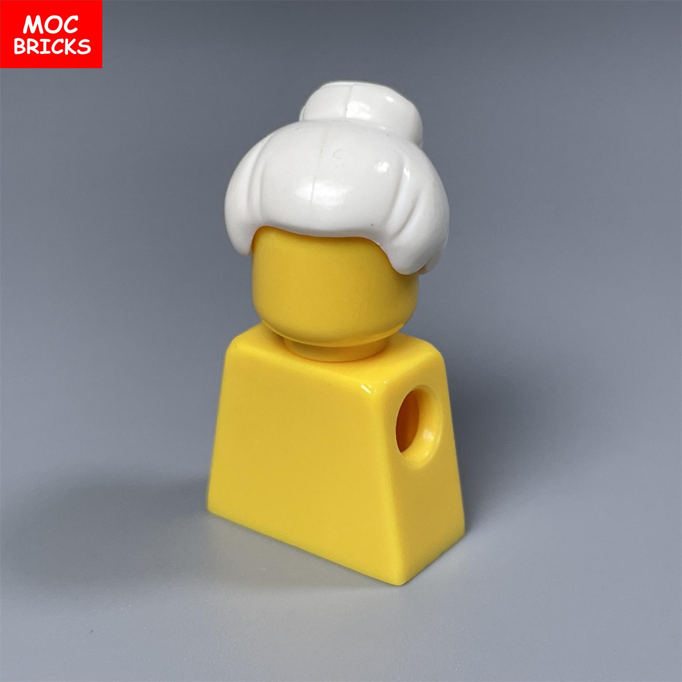 

10pcs/lot MOC Bricks Male hairs for 4cm Mini Dolls Body Compatible featuring Major Figures Constructing Blocks Playthings W11299WW-