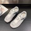 Retro mesh splicing contrasting color Dexun shoes women's 2025 new versatile soft-soled casual sports breathable Forrest Gump shoes