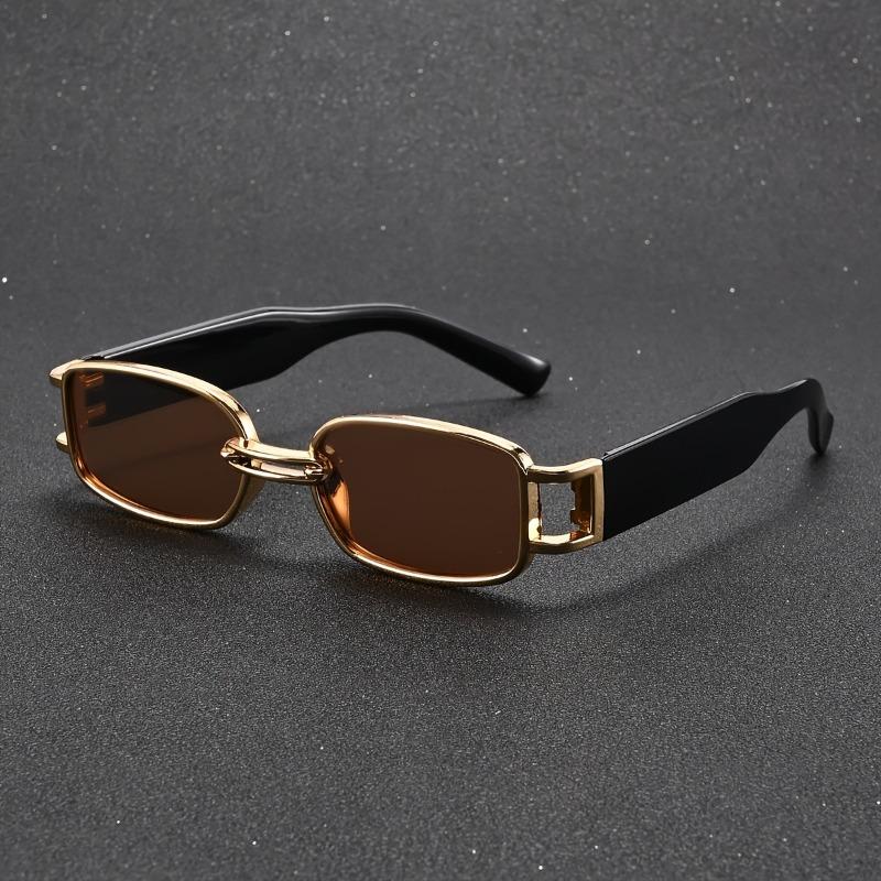 1pc Women'S Square Plastic Small Frame Casual Retro YK2 Trendy Fashion Glasses Suitable for Driving Holiday Outfit