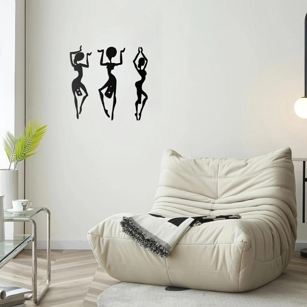 1 Stück Kunsttänzer Wanddeko - Stilvoller Metallhänger für modernes Zuhause & Rauminterieur
