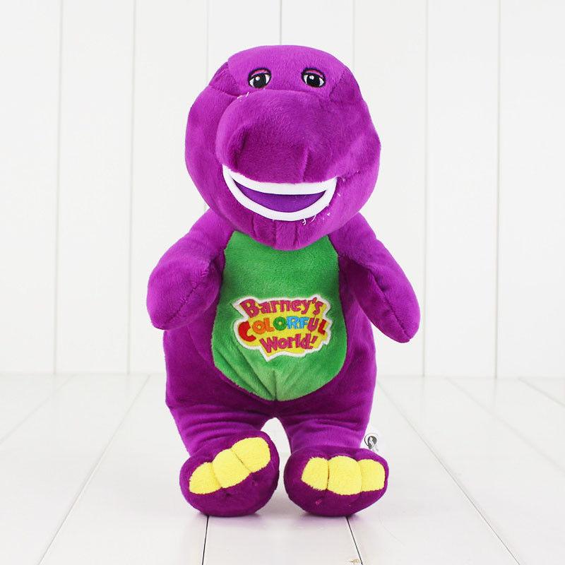 

Barney Sing Purple Song Plush Doll Toy Fan Gift Cute Design Soft Interesting фиолетовый