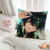 Kinich Chibi Cute Cool Art Genshin Impact Game Pillow Case Fashion Square Pillowcase Bedroom Sofa Room Ins Decoration Leisure