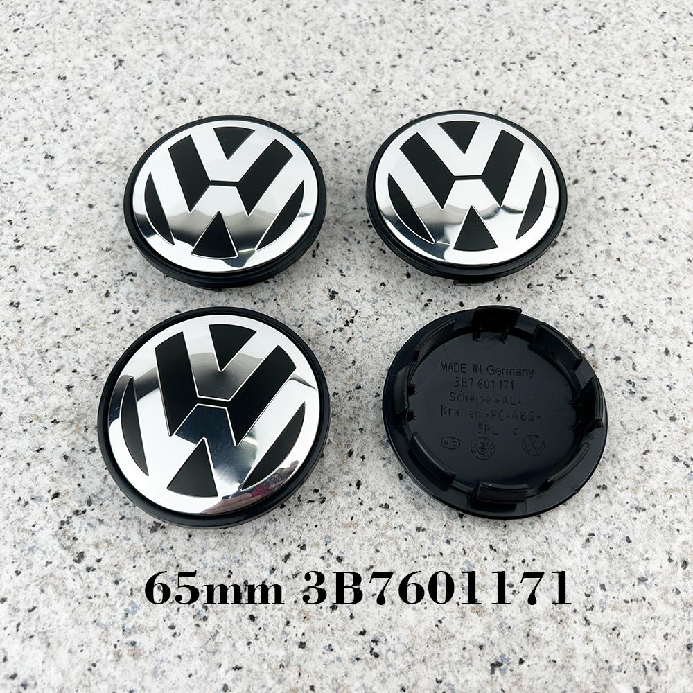 UDXKW1 4pcs 55mm 56mm 65mm Car Wheel Center Hub Caps Cover for VW Volkswagen Golf Polo Passat Touran GTI CC B5 B6 Jetta accessories