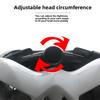 Large Size Adult Road Bike Helmet Adjustable Mountain Bicycle Helmet with Detachable Visor for Men Women