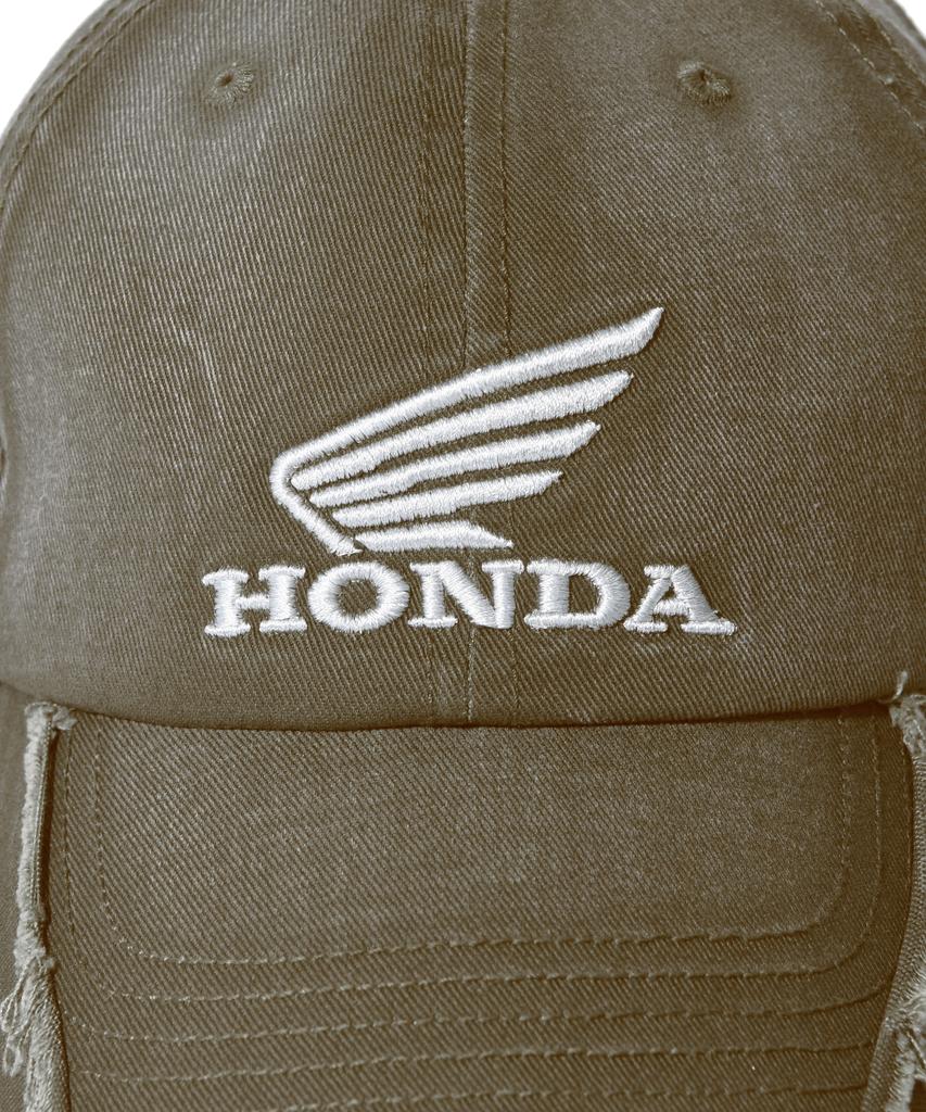 PHYPS MOTORCYCLE Vintage Cutoff Cap_Khaki