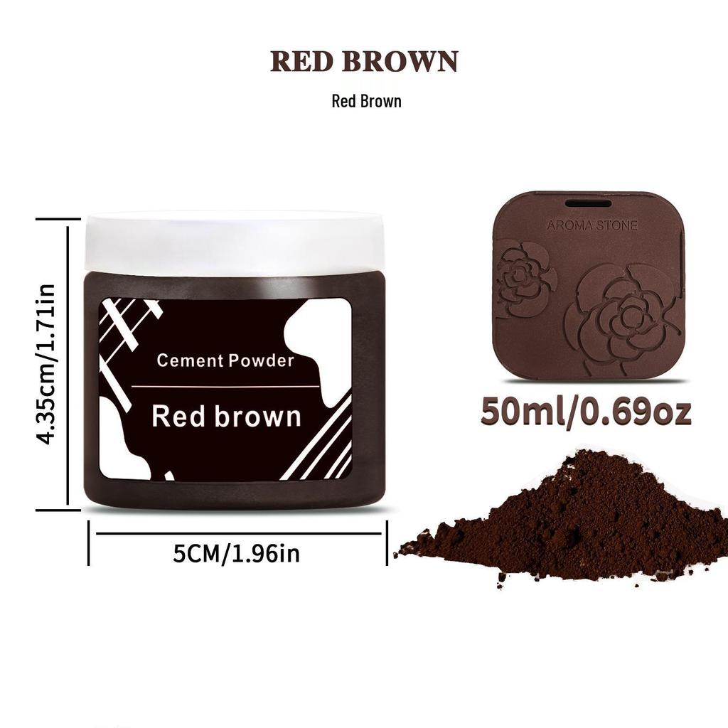 50ml Iron Oxide Pigment for DIY Cement and Gypsum Flower Pots