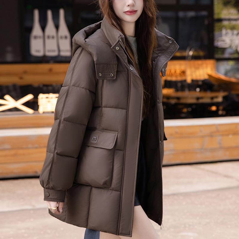 Fashion Woman Winter Long Coats Hooded Plus Size Loose Thick Warm Parkas Women's Jackets
