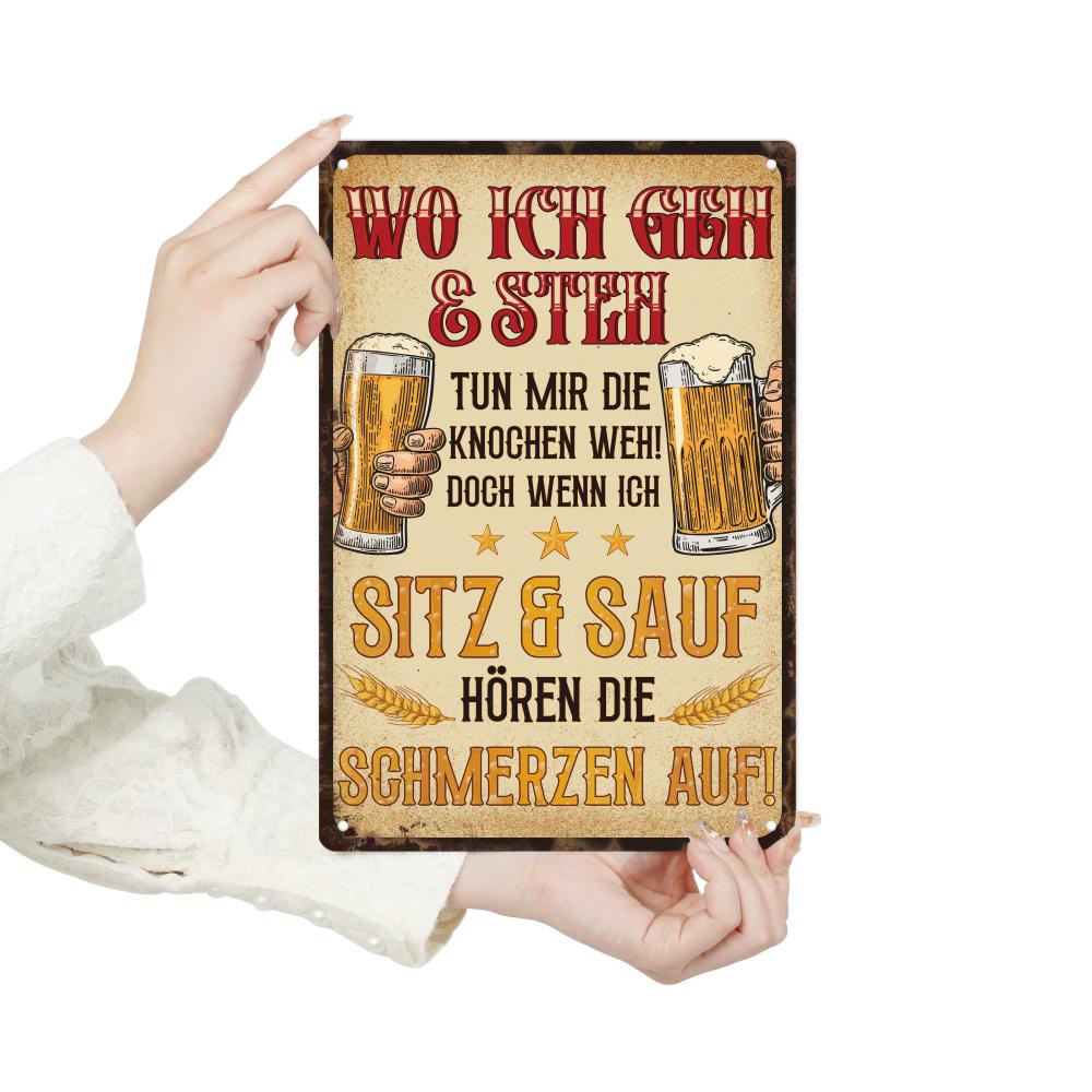 D pc Vintage Cheers Metal Tin Sign Multipurpose Decorative Wall Hanging Plaque for Home Pub Club Man Cave Wall Mountable