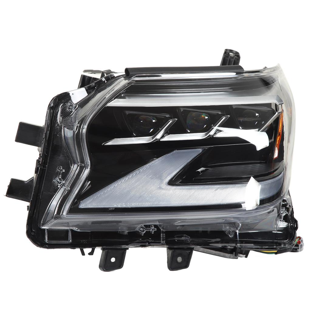 Fari Anteriori per Auto Stile Full LED Trasparenti 3 Lenti Protezione IP67 Gruppo Faro Adatto per GX460 dal 2010 al 2020