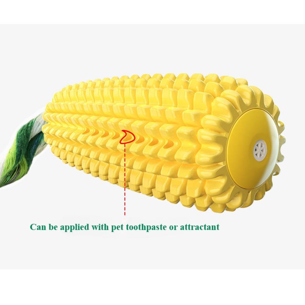 Dog toys, pet supplies, acoustic corn dog toys. Cotton rope, grinding rod