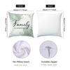 Home Decor Green Floral Decorative Pillow Cover Pattern Cushion Cover Suitable For Sofa Bedroom Car Pillow Cover