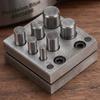 Round Hole Hole Puncher 7 Holes Punch Disc Jewelry Equipment Craft Tool  Metal Processing