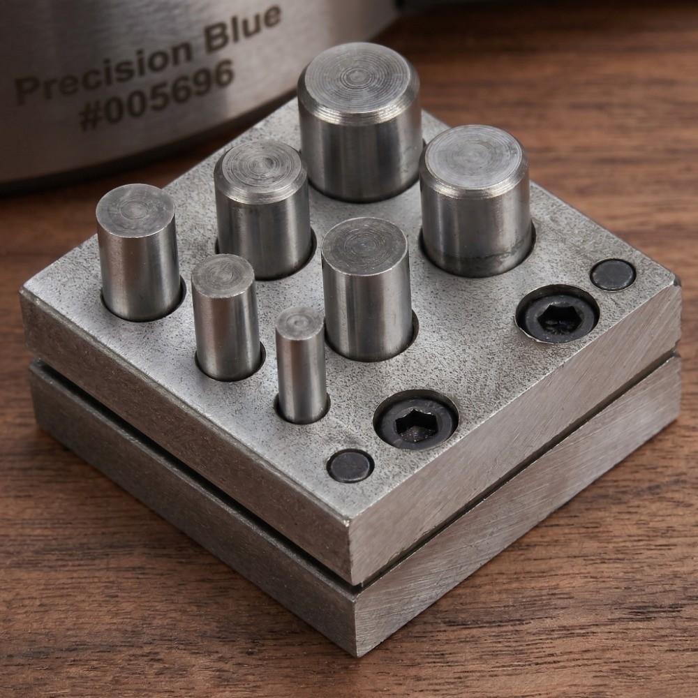 Round Hole Hole Puncher 7 Holes Punch Disc Jewelry Equipment Craft Tool Metal Processing