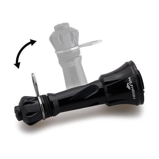 HEIGHTEN 50mm Reel Stand Foldable SHIMANO DAIWA Spinning Reel Universal Luminous Hook Keeper Line Stopper