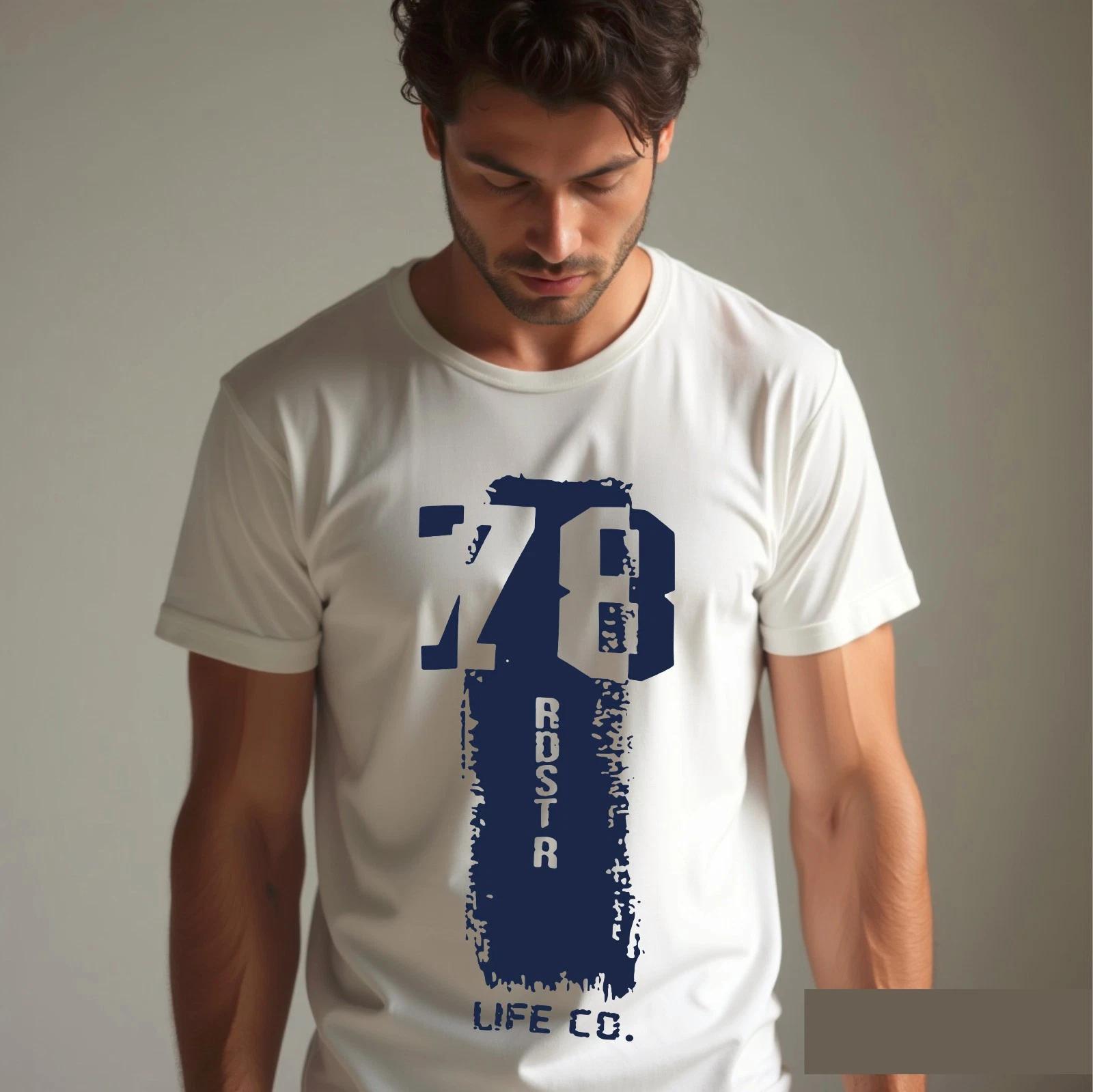 

Roadster Men s Printed 78 RDSTR Life Co Summer 2025 Beach Gift Tee T-Shirt 3XL