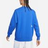 Nike Air Force 1 Sports Casual Comfortable Crew Neck Pullover Sweatshirt Men sweatshirt Blue FB7649-480