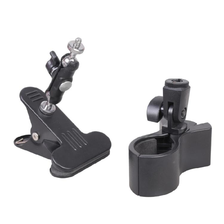 Metal Clamp Holder Large Opening Capacity up to 60mm for Stable Support Handheld Fan Lights Tools Studio Use