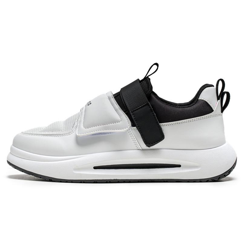 

New breathable and lightweight Velcro sneakers spring and autumn youth platform casual shoes men s shoes trendy shoes little white shoes 39
